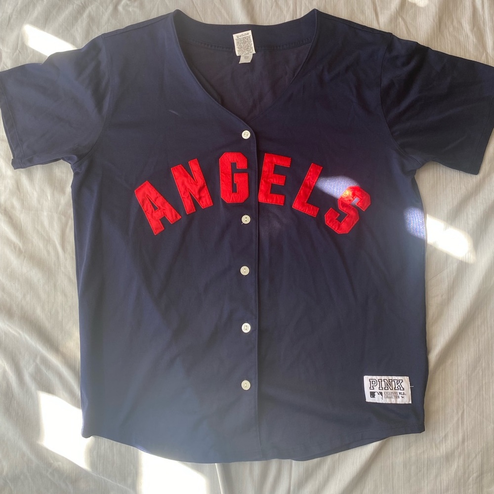 Pink X MLB collection jersey